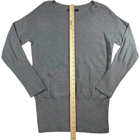 White House Black Market Women's boatneck sweater gray Size: Large - Picture 4 of 7